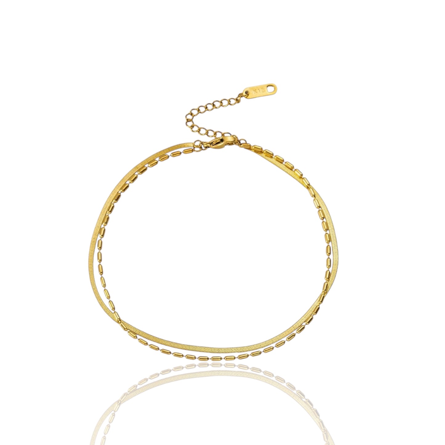 Stylish Layered Anklet