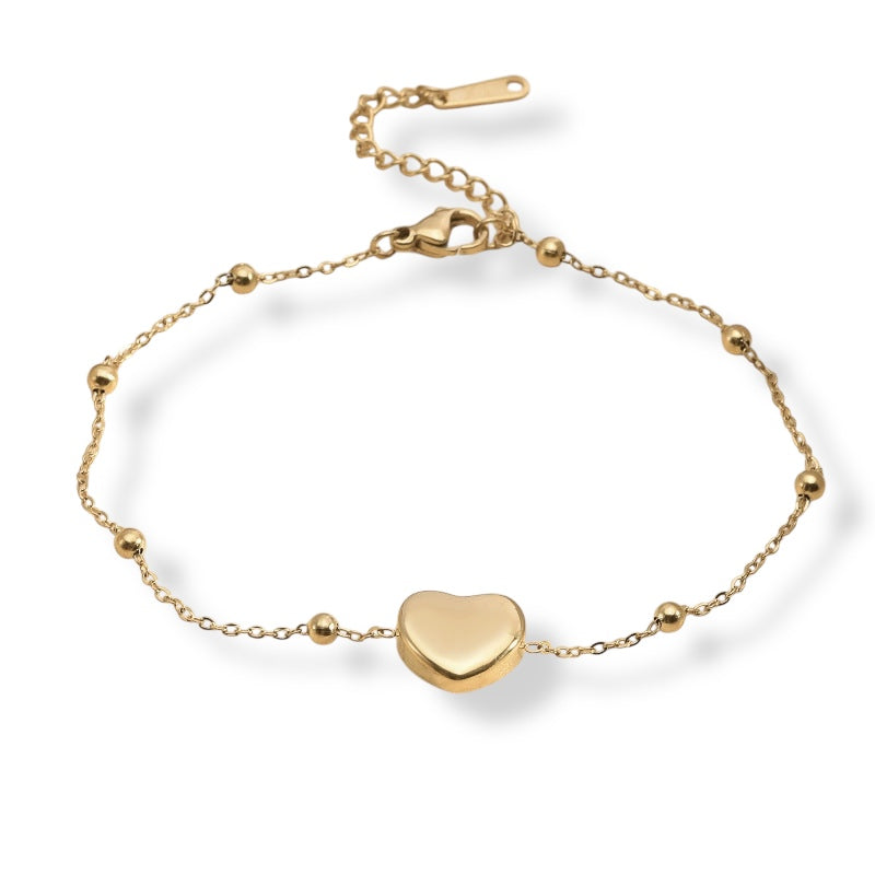 Charming Heart Detail Bracelet