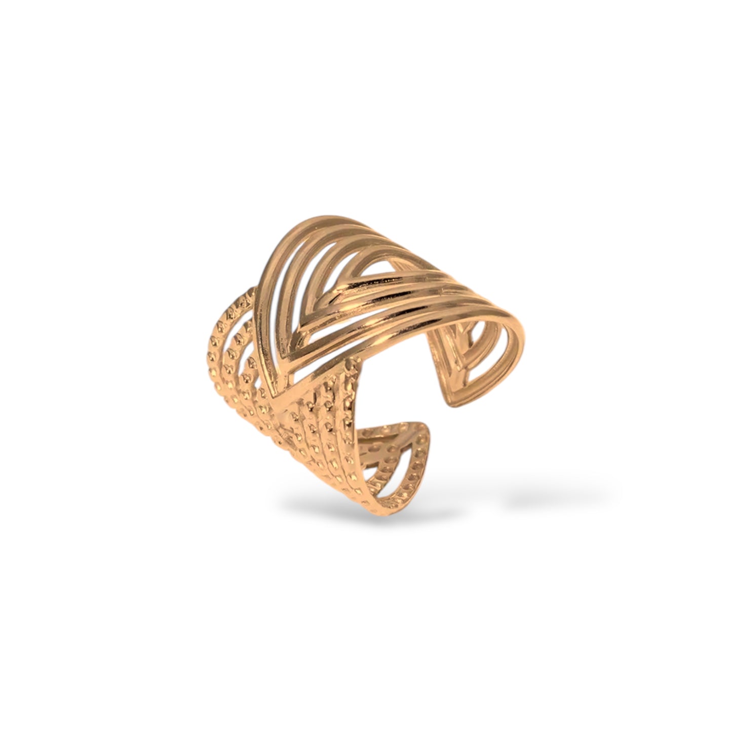 Textured Statement Ring
