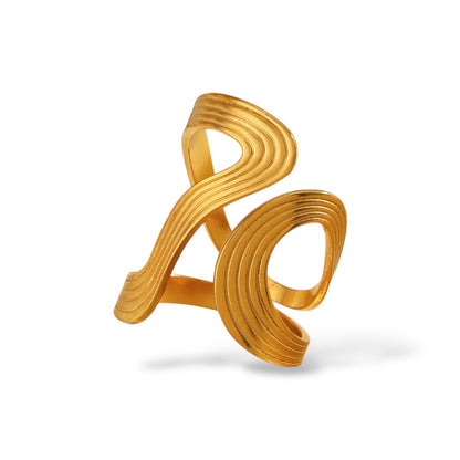 Artistic Wave Ring