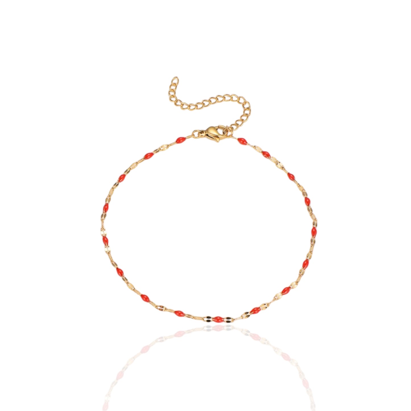 Elegant Beaded Anklet