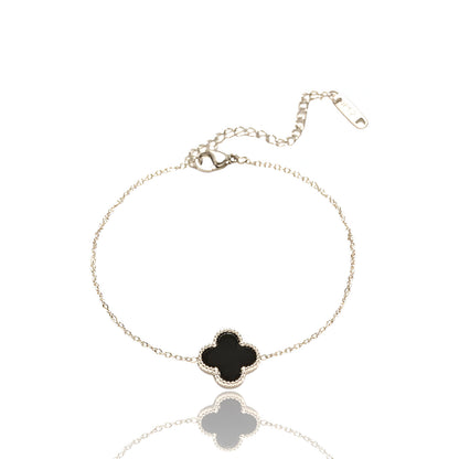 Chic Clover Pendant Bracelet