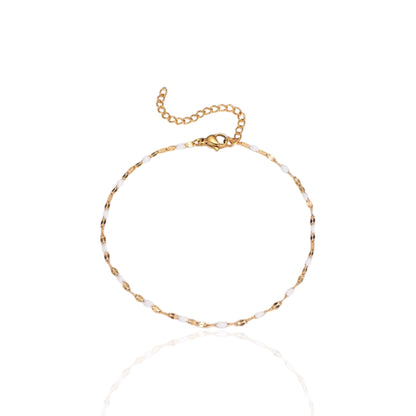 Elegant Beaded Anklet