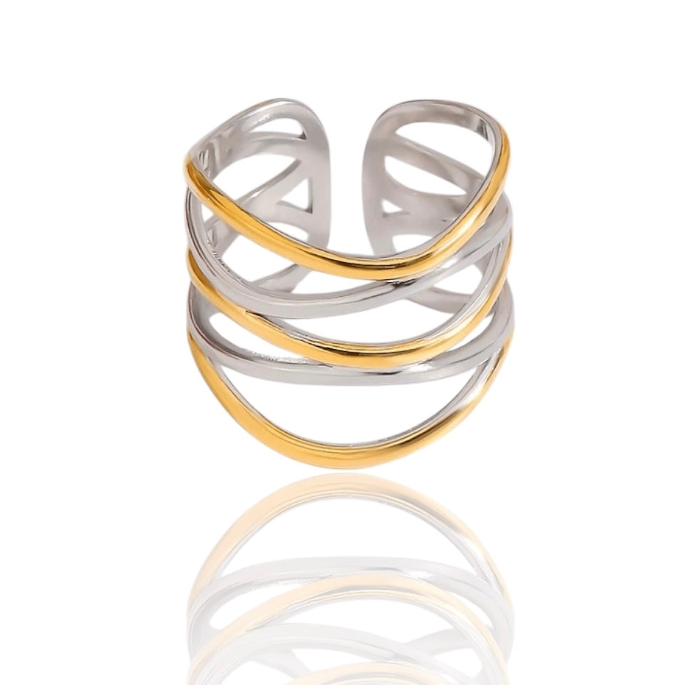 Two-Tone Band Ring