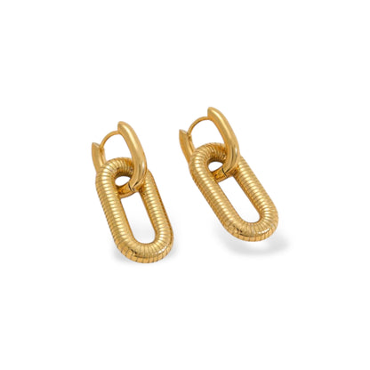 Unique Link-Style Earrings