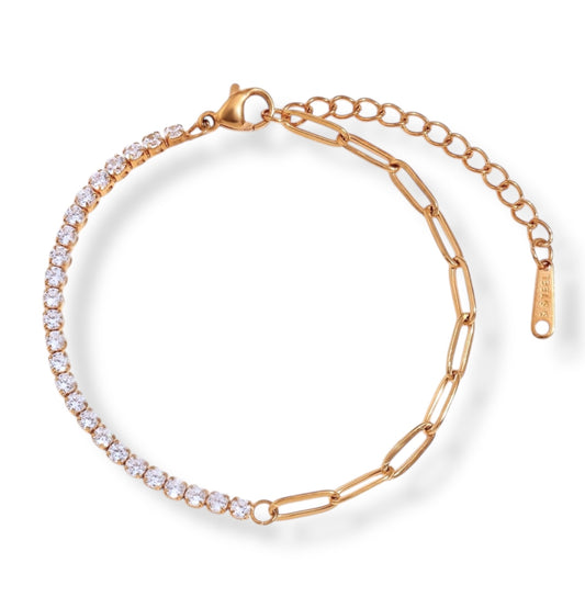 Glamorous Cubic Zirconia Bracelet