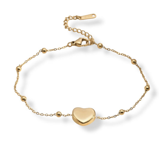 Charming Heart Detail Bracelet