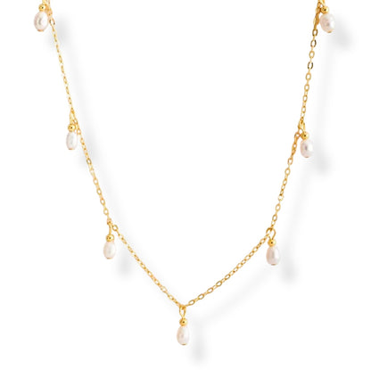 Delicate Pearl Drop Necklace