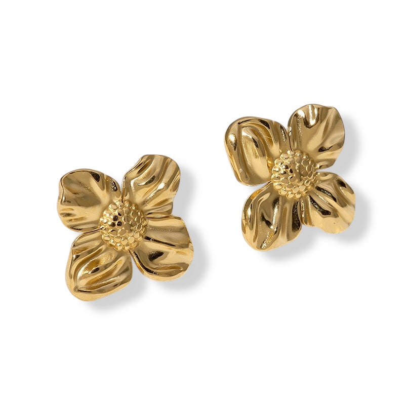 Stylish Floral Stud Earrings