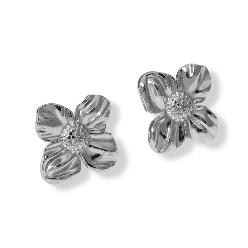 Stylish Floral Stud Earrings