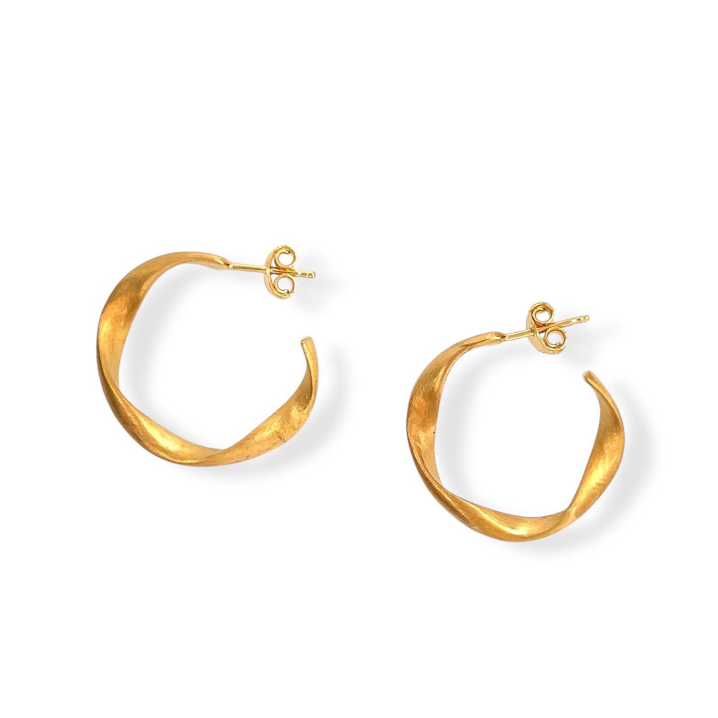 Artistic Twisted Hoop Earrings