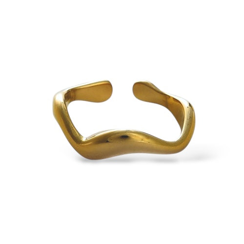 Elegant Wave Ring