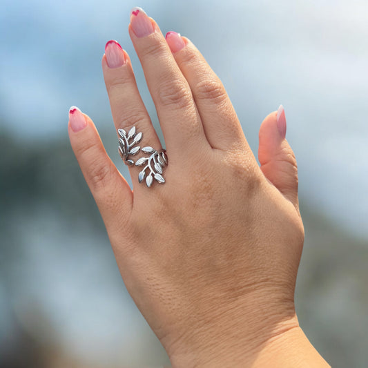 Nature-Inspired Cuff Ring