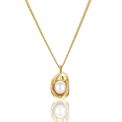 Artistic Pearl Nest Pendant Necklace