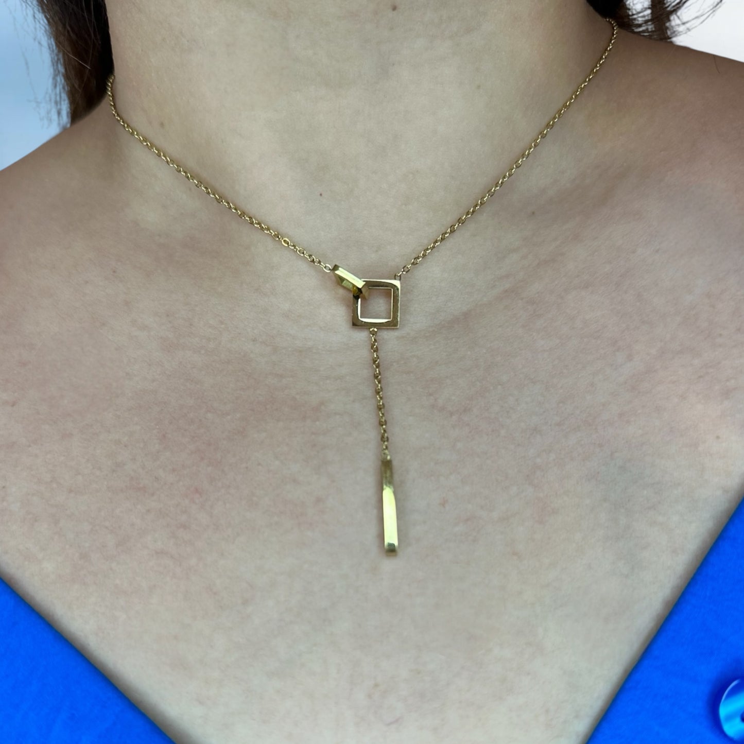 Modern Geometric Pendant Necklace