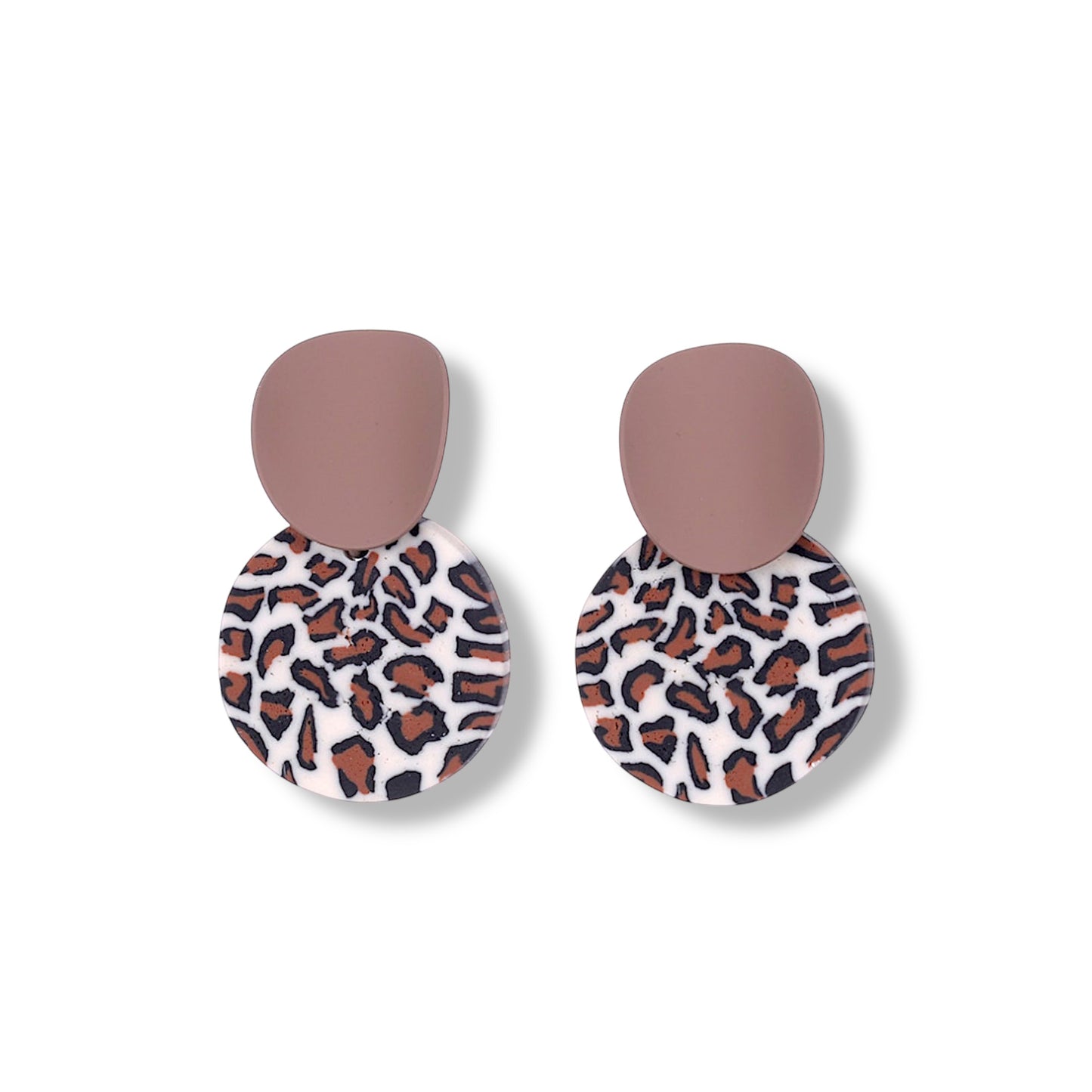Chic Leopard Vibrant Statement Earrings