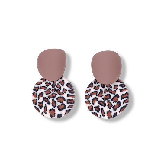 Chic Leopard Vibrant Statement Earrings