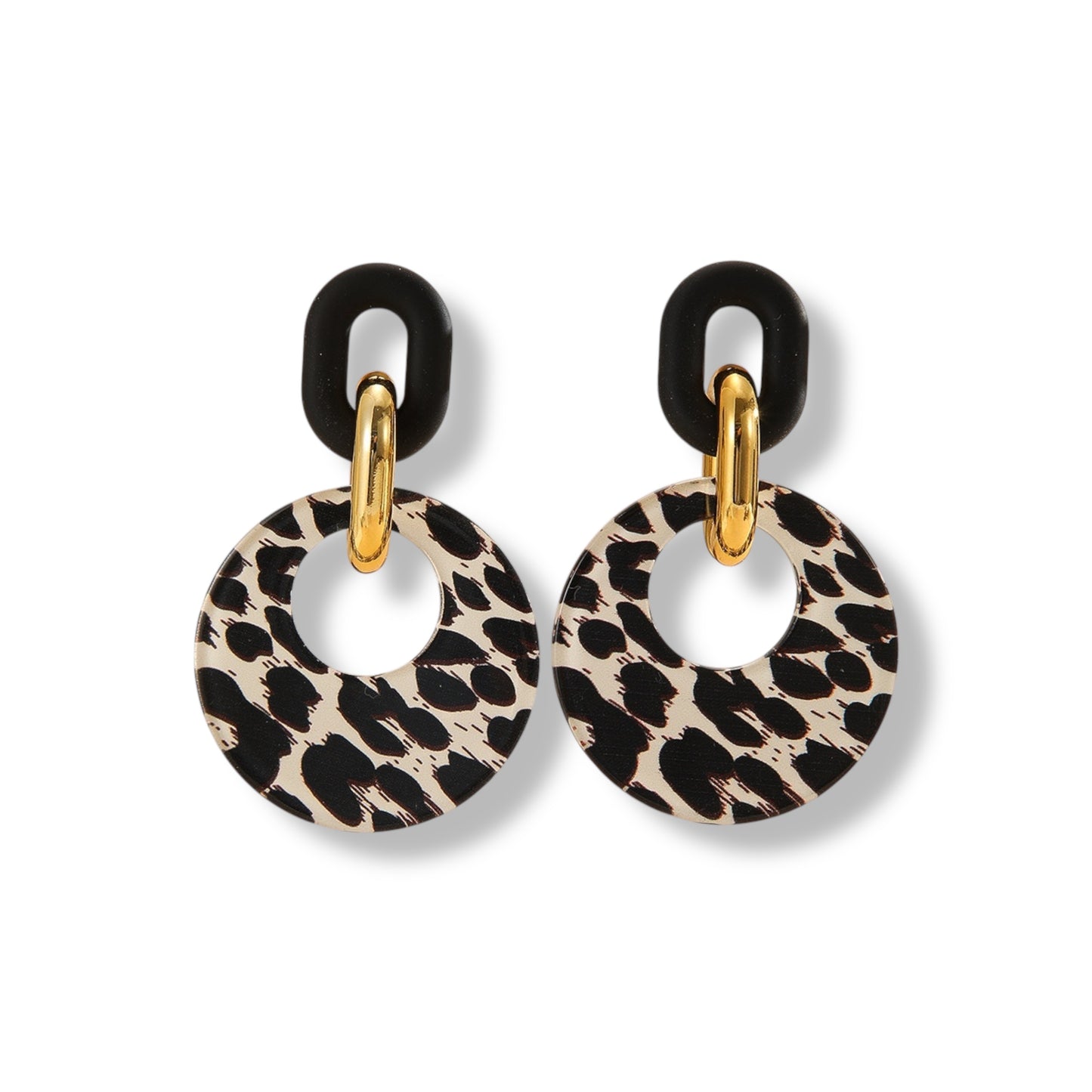 Chic Leopard Pattern Earrings